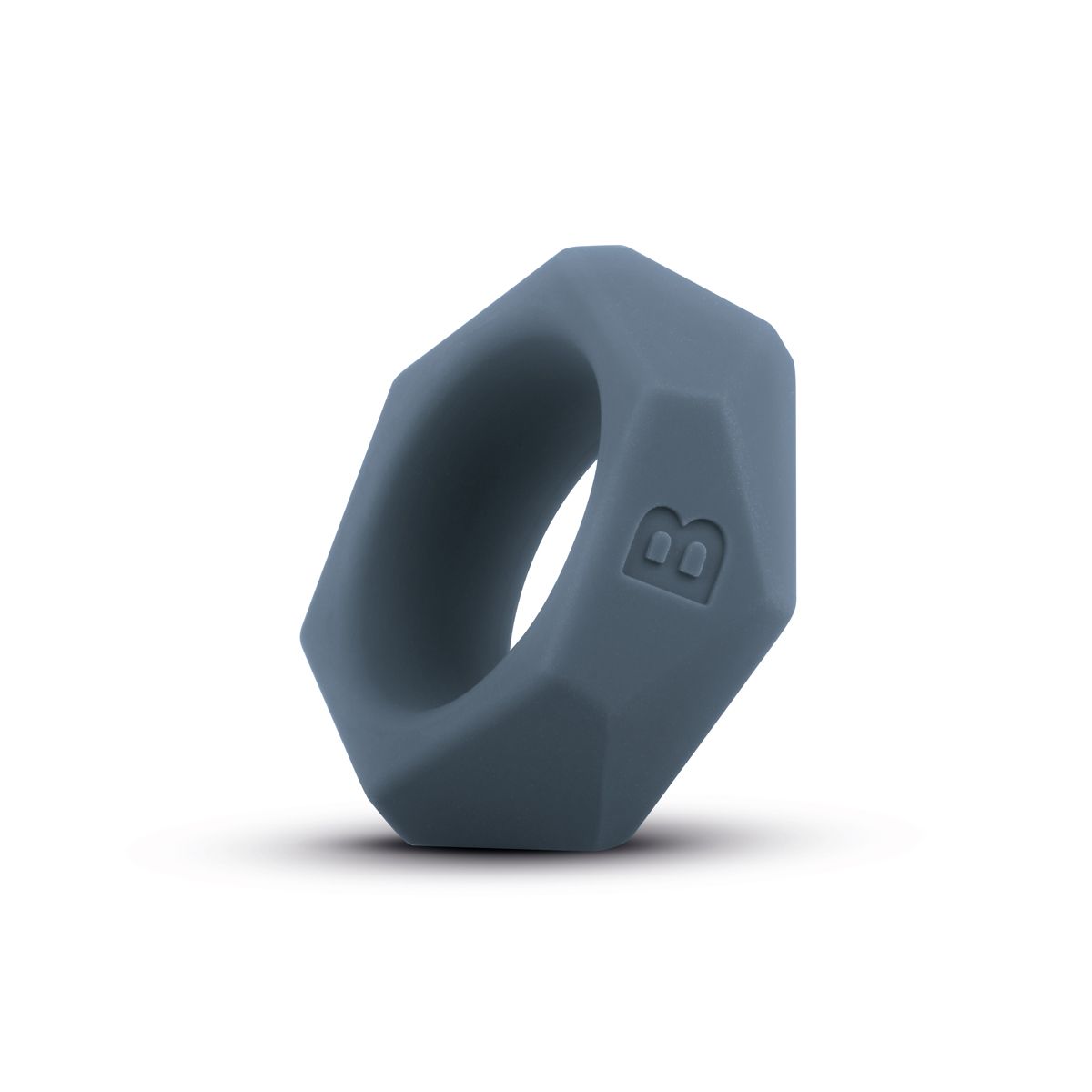 Boners Cockring Met Diamant Design - Grijs - 4