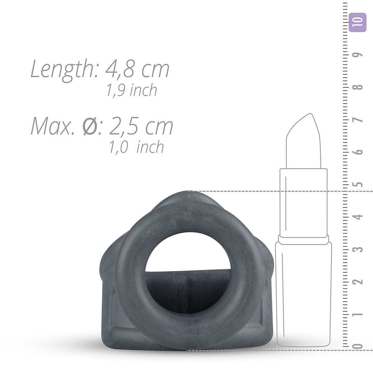 Boners Liquid Silicone 2 in 1 Ballstretcher - 9