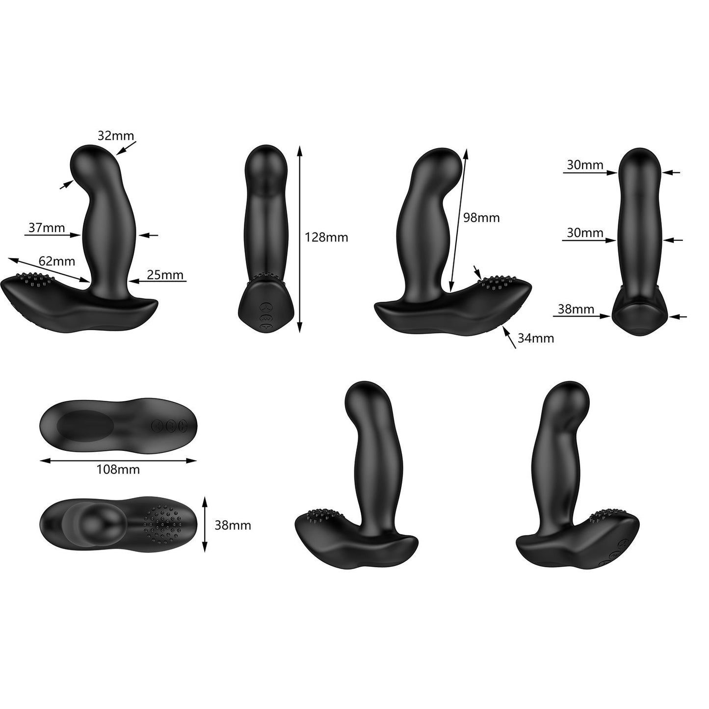 Nexus - Boost Vibrerende en Opblaasbare Prostaat Vibrator - diameter 46 mm - 3