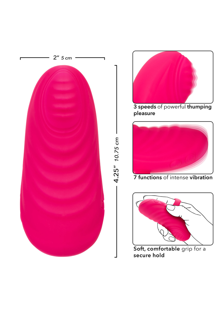 CalExotics Envy Handheld Thumping Massager PINK - 8