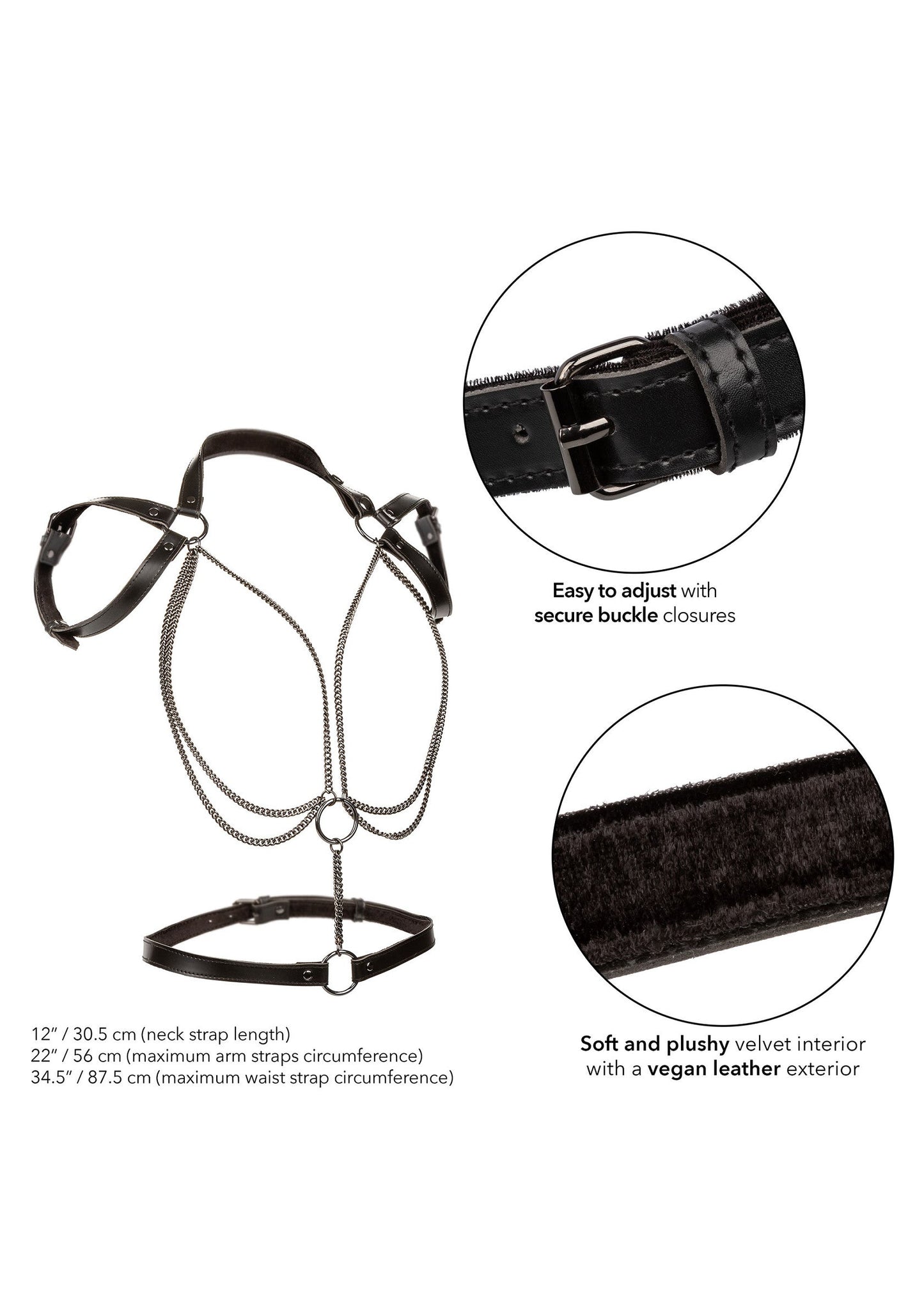 Multi Chain Halter BLACK - 3