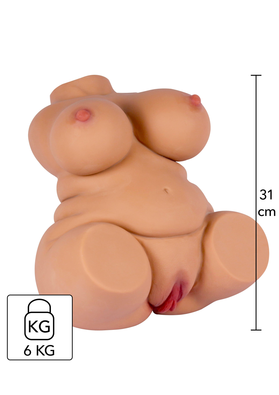 Fat Fuck Queen 6 kg CARAMEL - 7