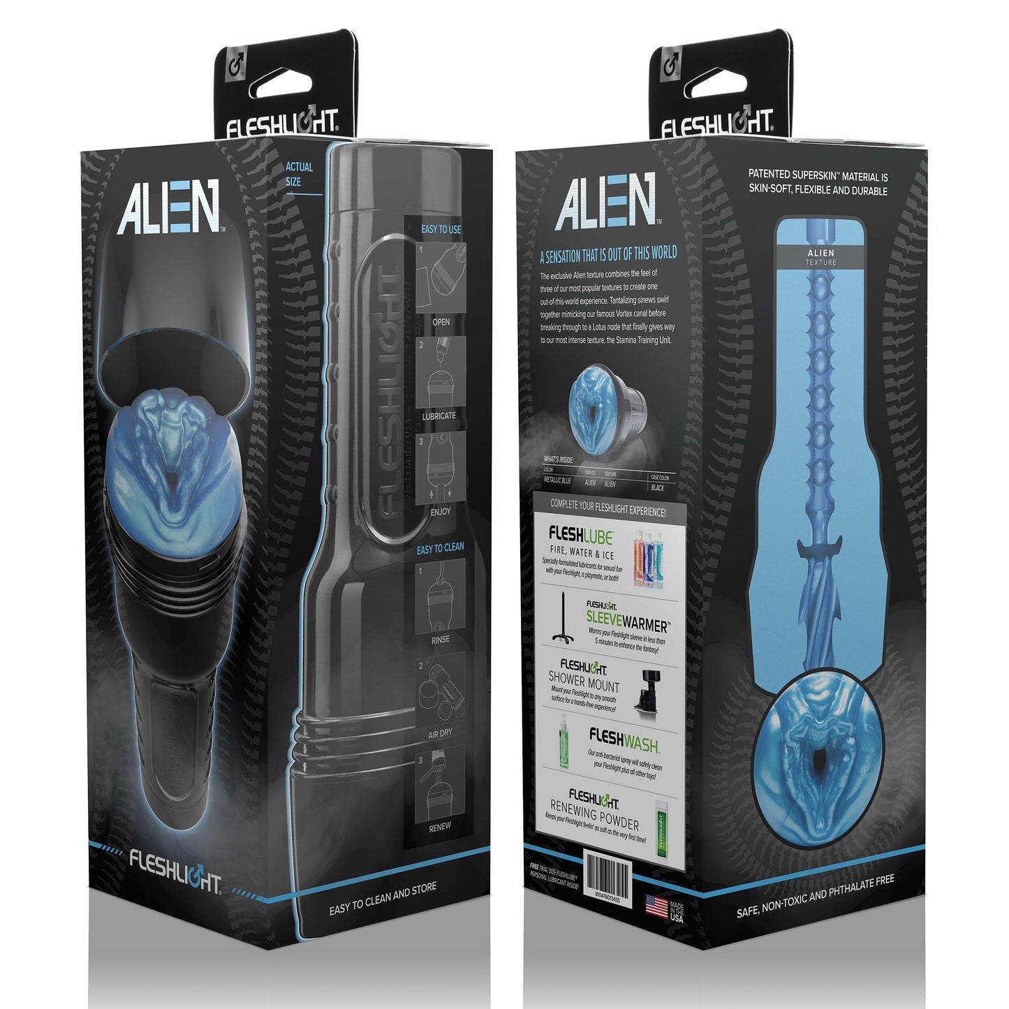Fleshlight - Alien - Blauw - 4