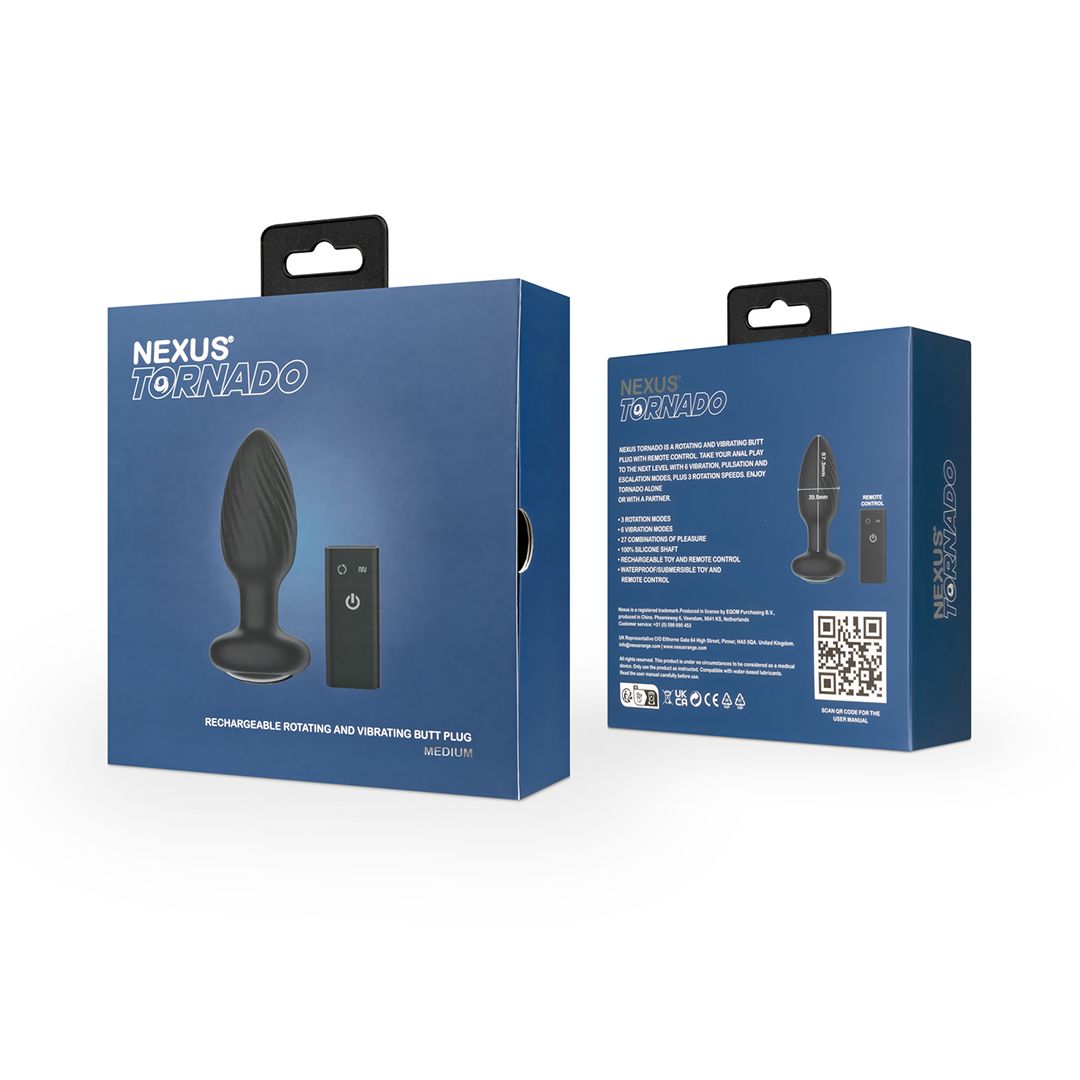 Nexus - Tornado Butt Plug - Medium - 7
