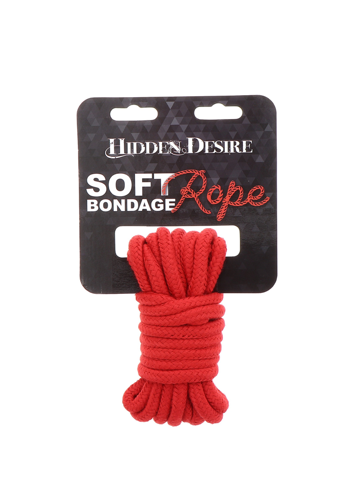 Hidden Desire Bondage Rope 5M RED - 1