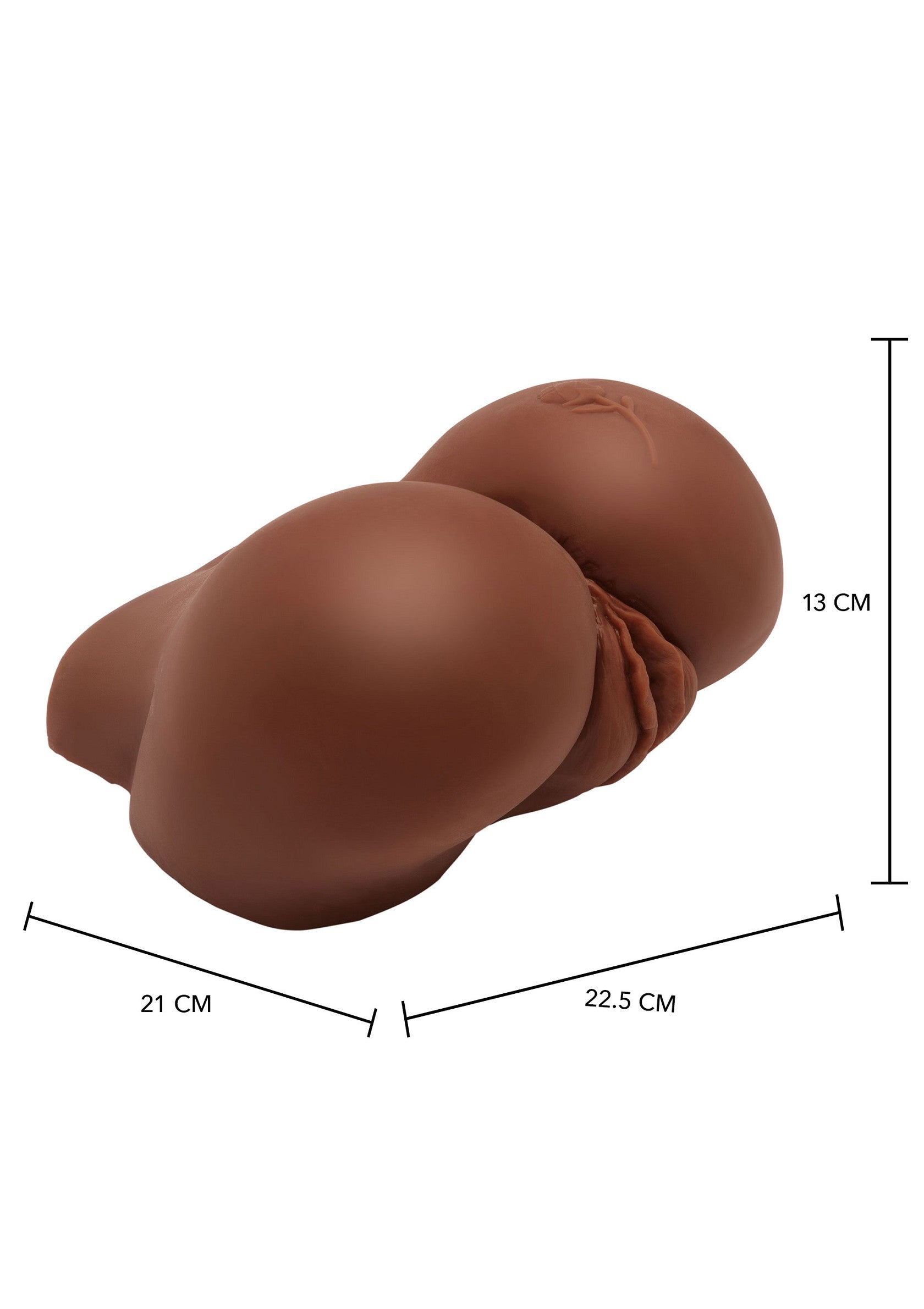 Hidden Desire Bangers Big Ass Banger Vibrating BROWN - 2