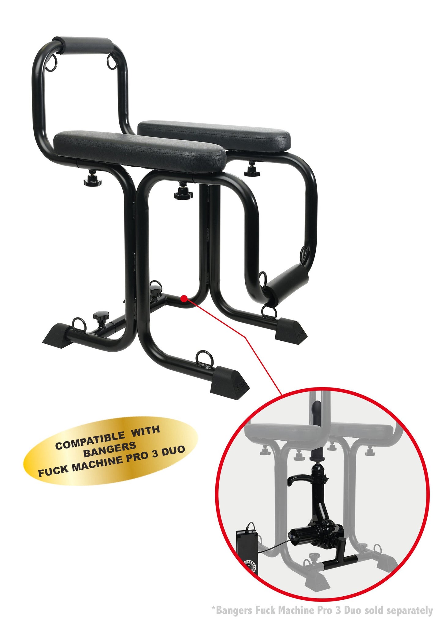 Hidden Desire Bangers Fuck Machines Bangers Bondage Fuck Seat BLACK - 1