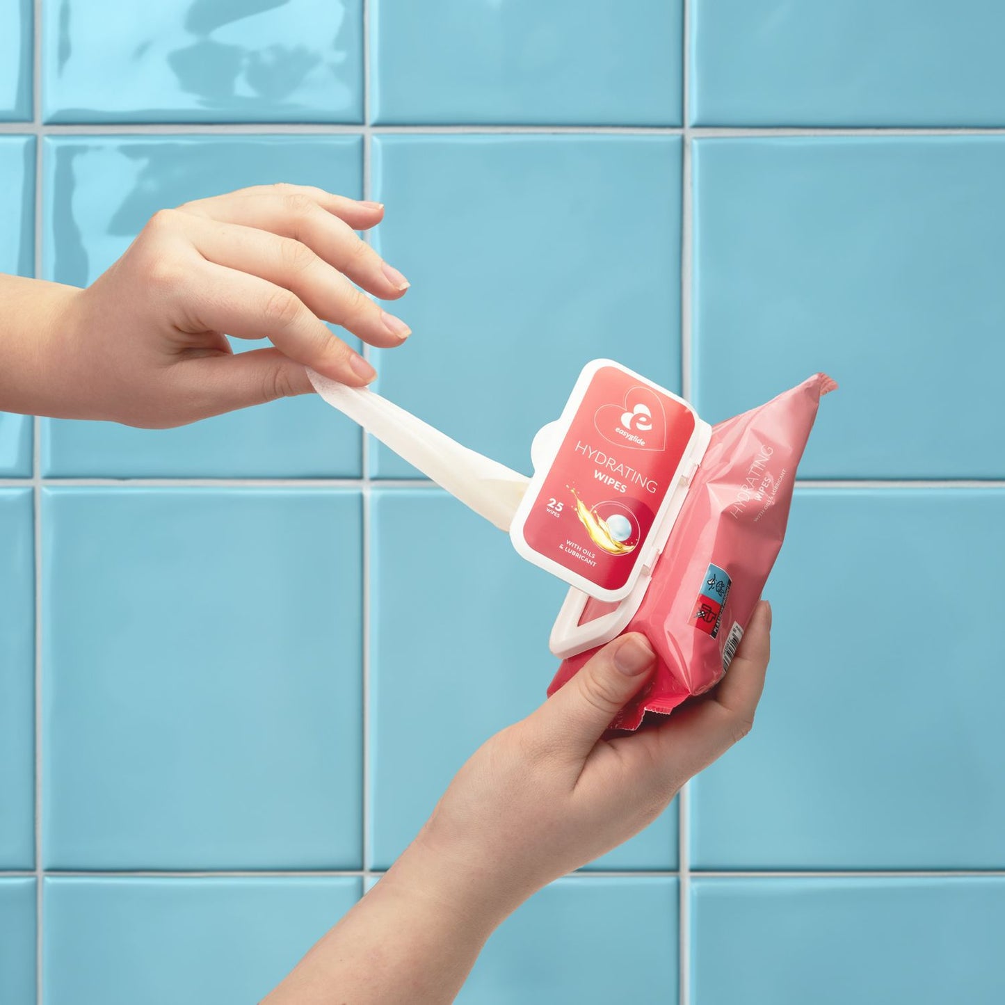 EasyGlide Hydraterende Doekjes met Glijmiddel en Oliën - 3