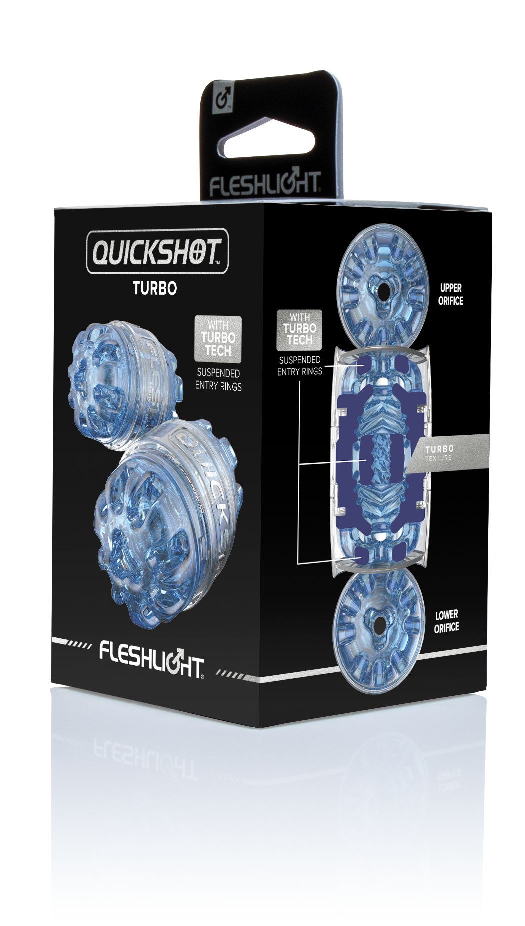 Fleshlight - Quickshot Turbo - Blauw - 3