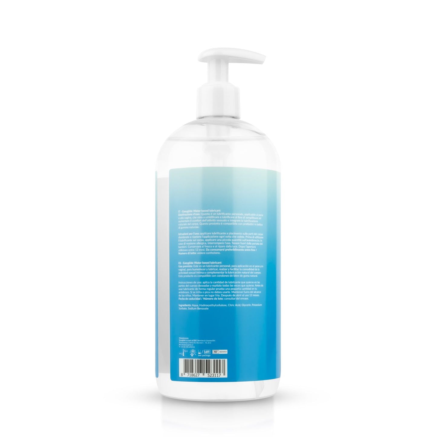 EasyGlide Waterbasis Glijmiddel 1000 ml - 0