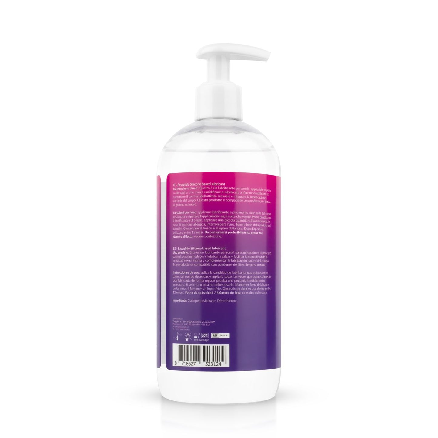 EasyGlide Siliconen Glijmiddel 500 ml - 2