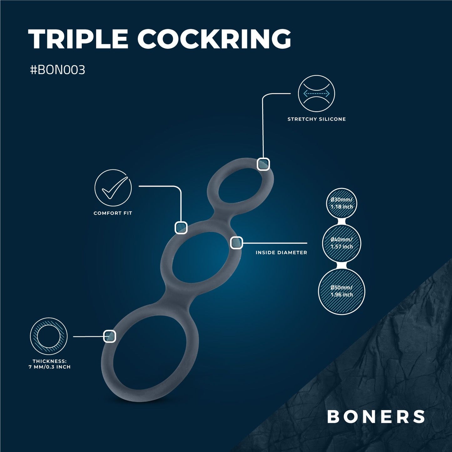 Boners Triple Ring - 2