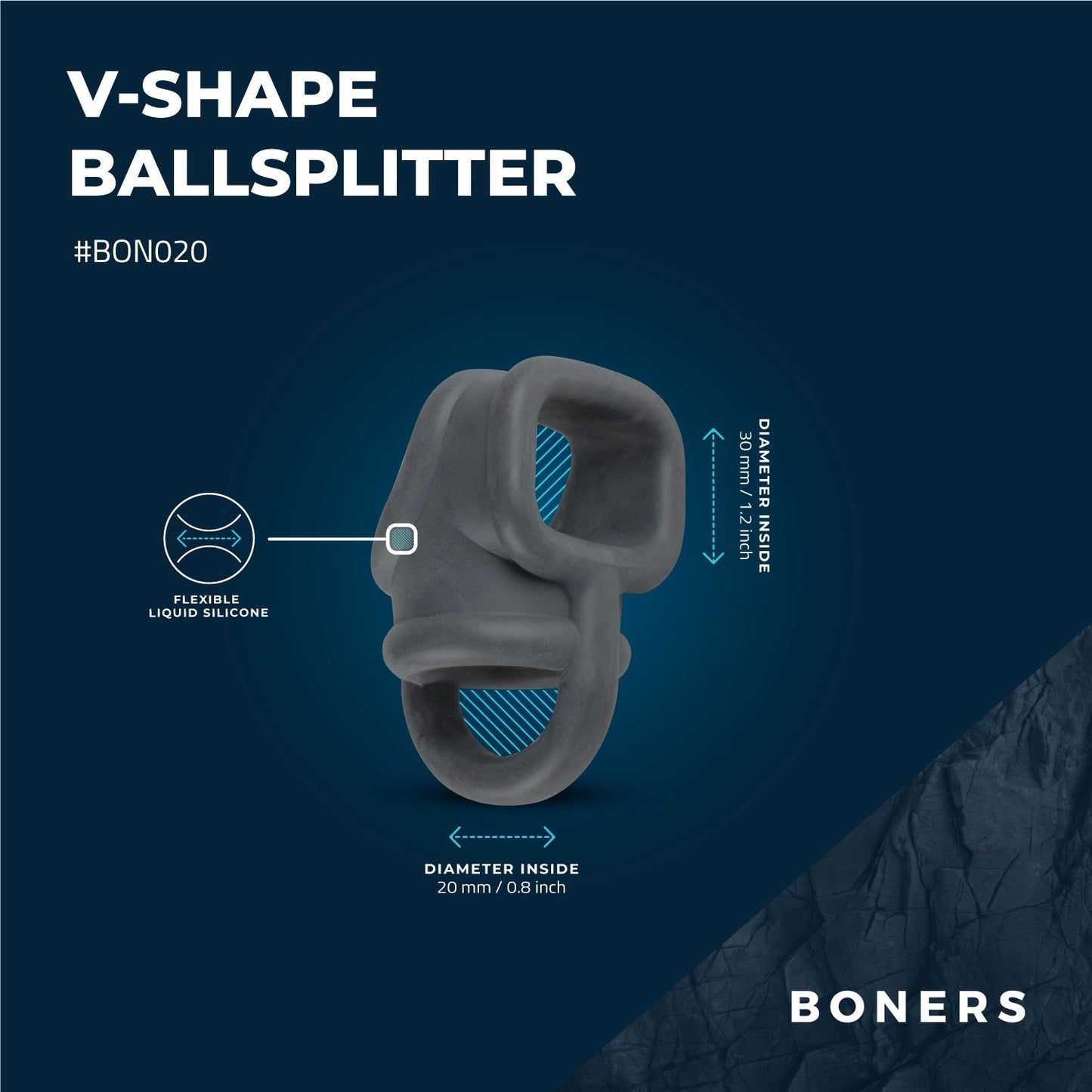 Boners Liquid Silicone Ball Splitter - 5