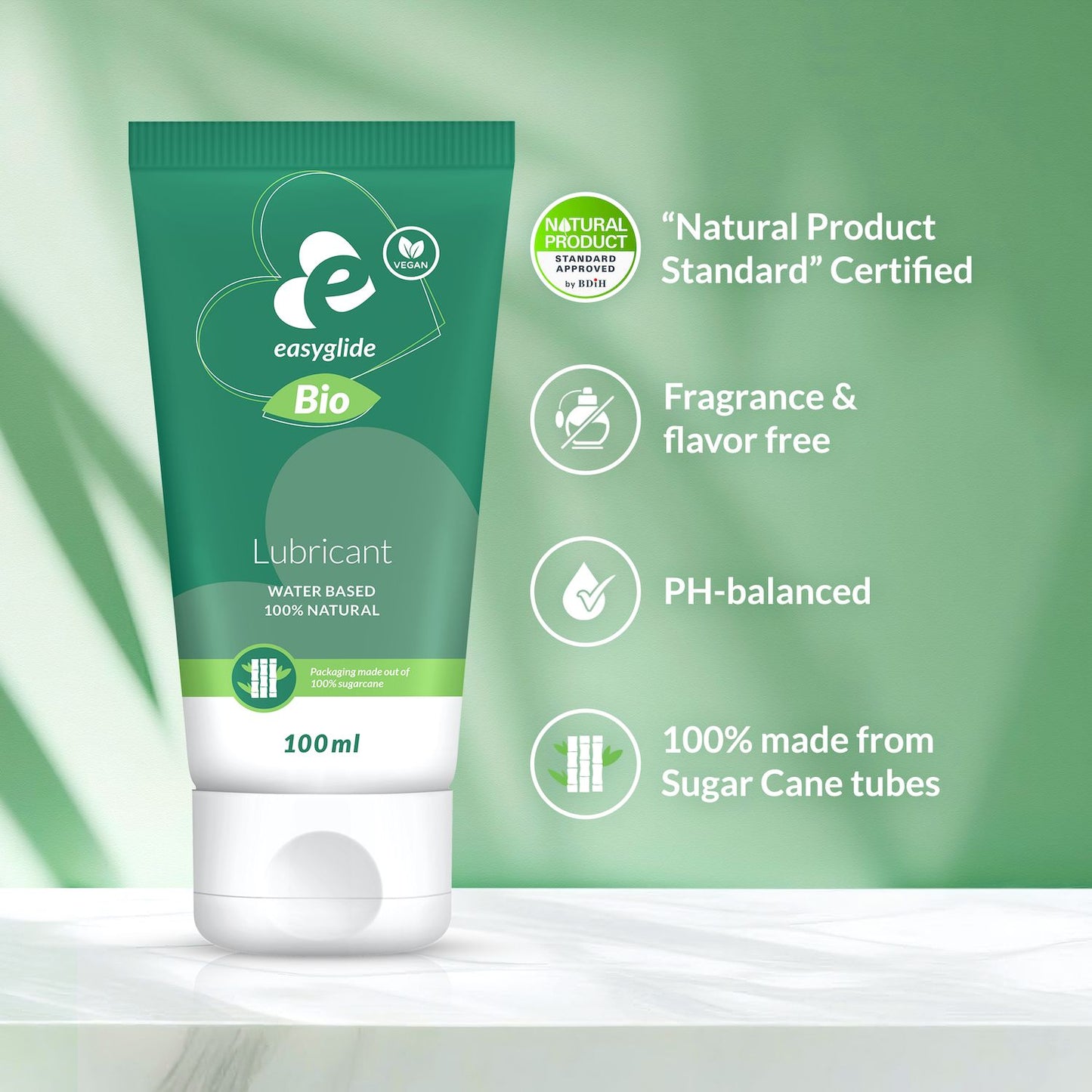 EasyGlide - Bio & Natural Glijmiddel op Waterbasis Geurvrij - 100 ml - 4