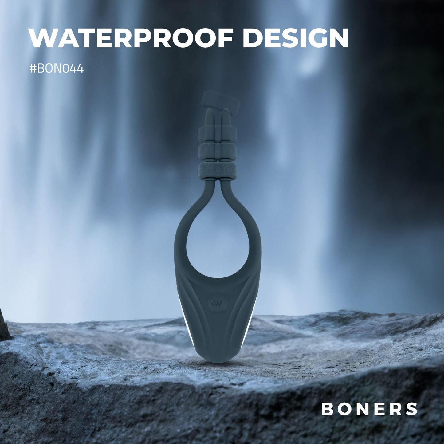 Boners Verstelbare Cockring - Blauw - 9