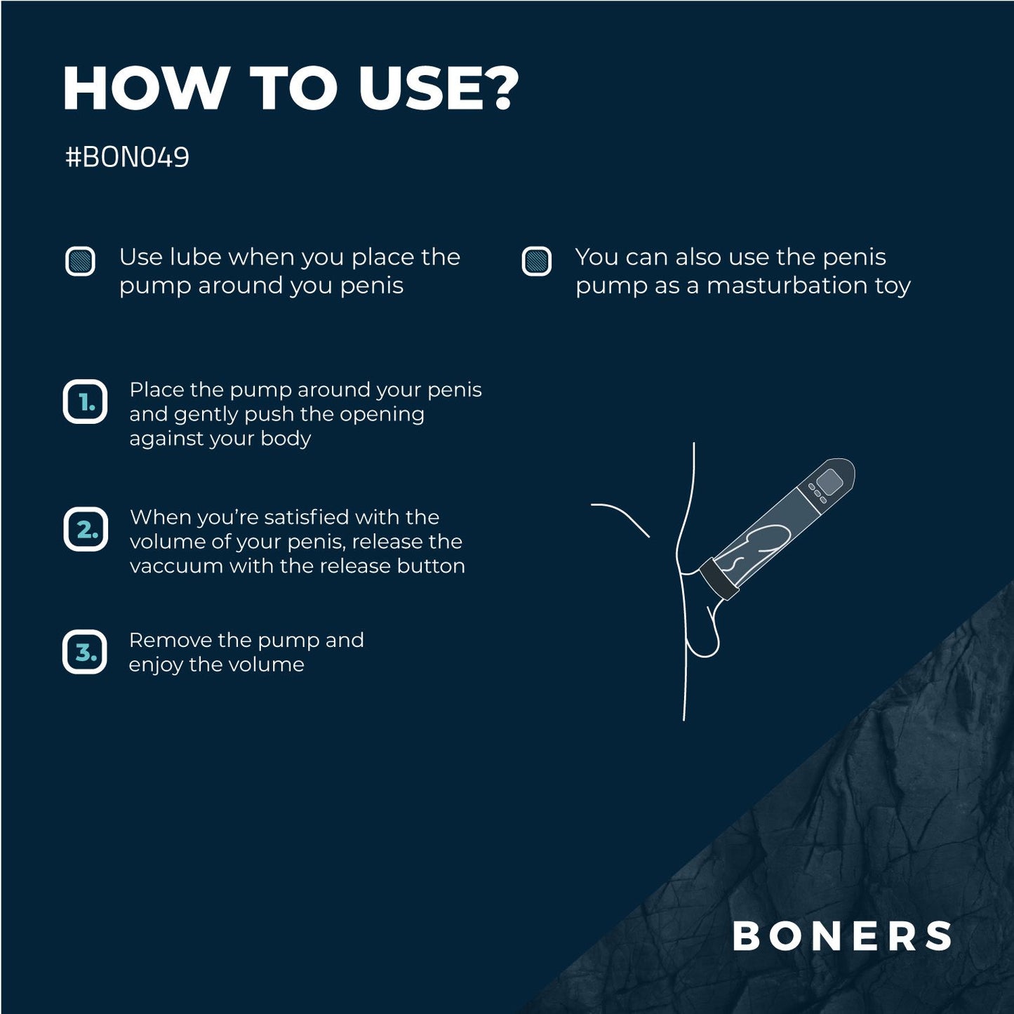 Boners - Penispomp met LCD-Scherm - 3