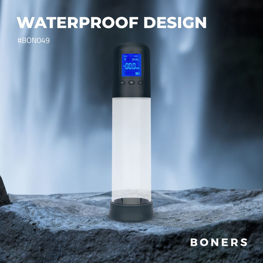 Boners - Pompe à pénis avec écran LCD