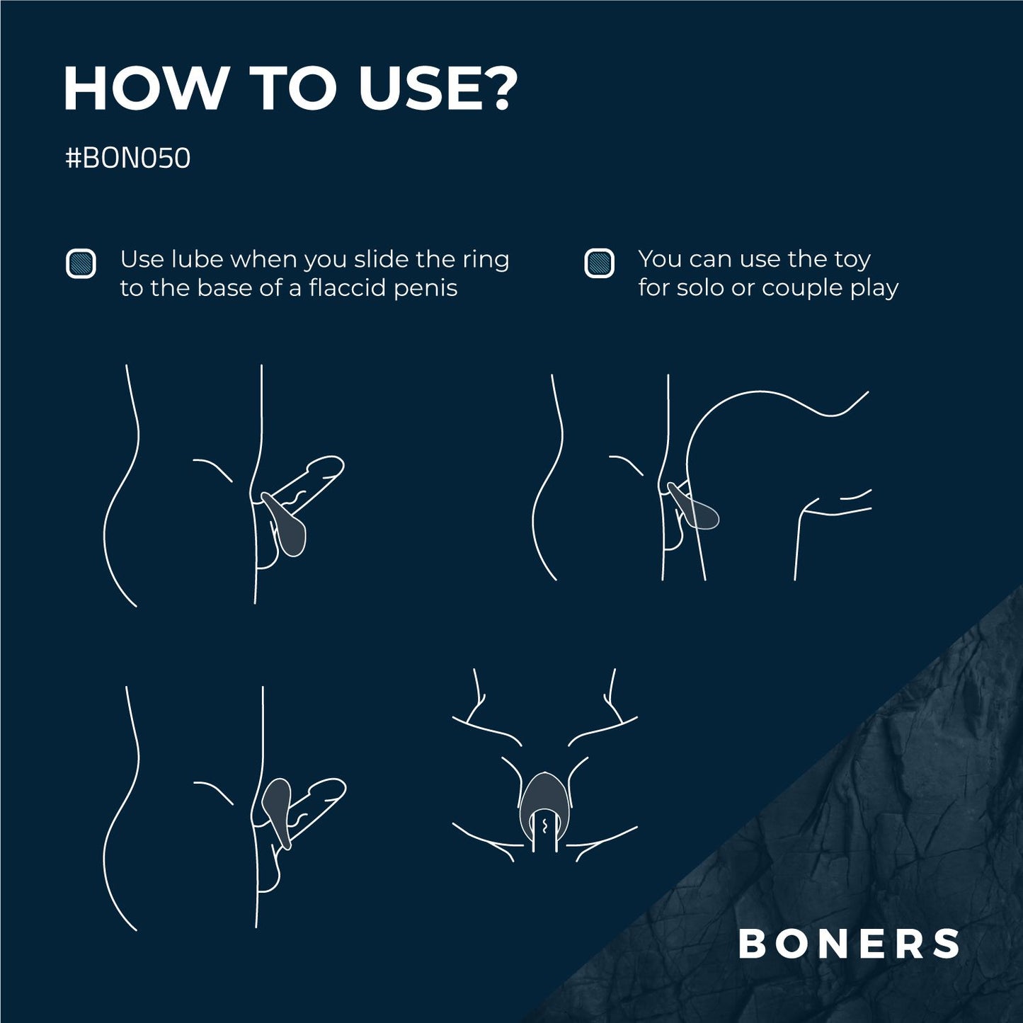 Boners - Vibrerende Cockring - 5
