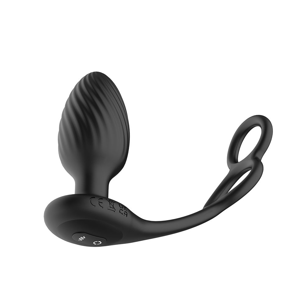 Nexus - Tornado Roterende Anaal Plug met Cock & Ball Rings - 4