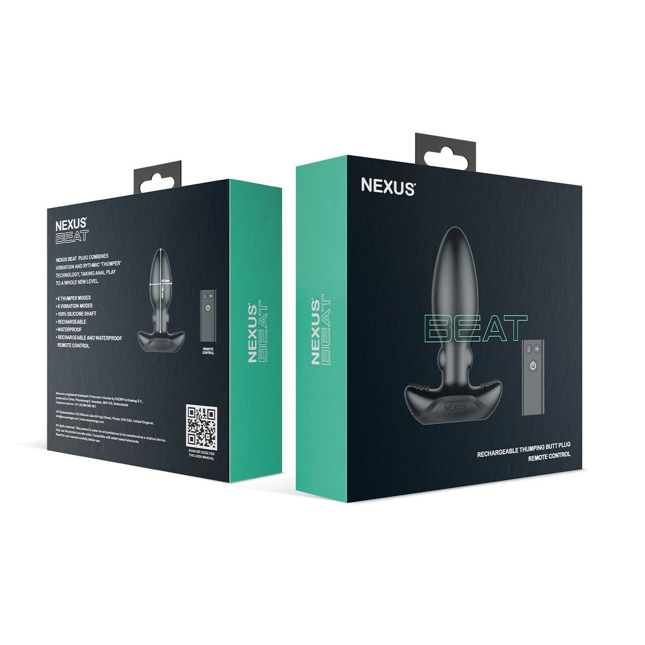 Nexus – BEAT Ritmische Vibrerende Buttplug Met Afstandsbediening - 8