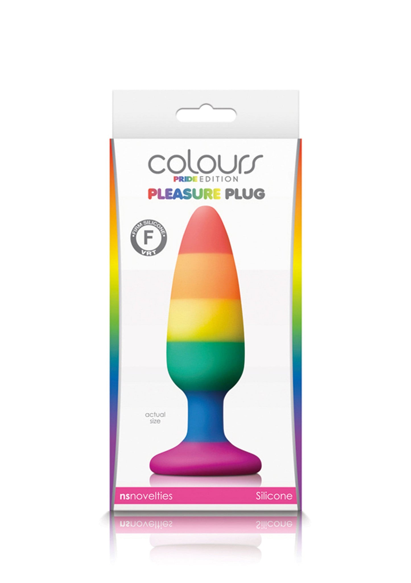 Pleasure Plug Rainbow Medium RAINBOW - 1