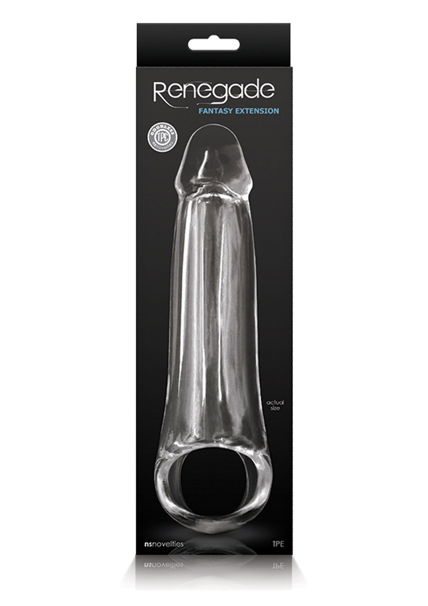 NS Novelties Renegade Fantasy Extenstion Large TRANSPA - 0