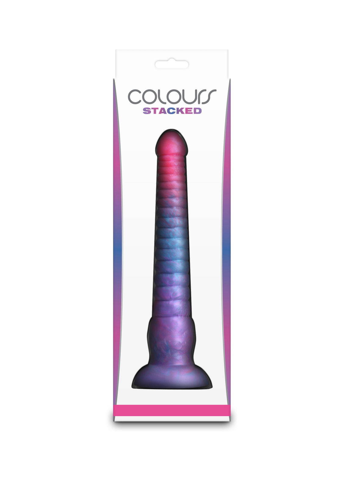 Stacked 9 inch Dildo BLUE - 6