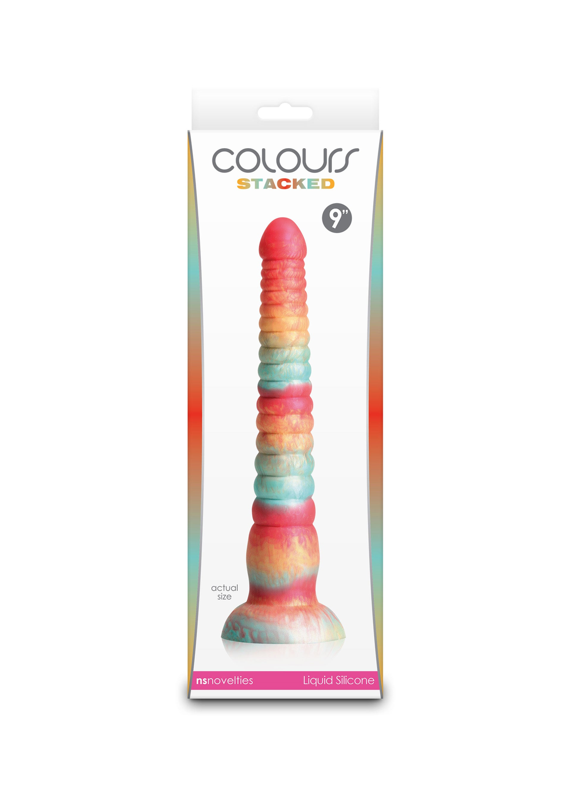 Stacked 9 inch Dildo RED - 0