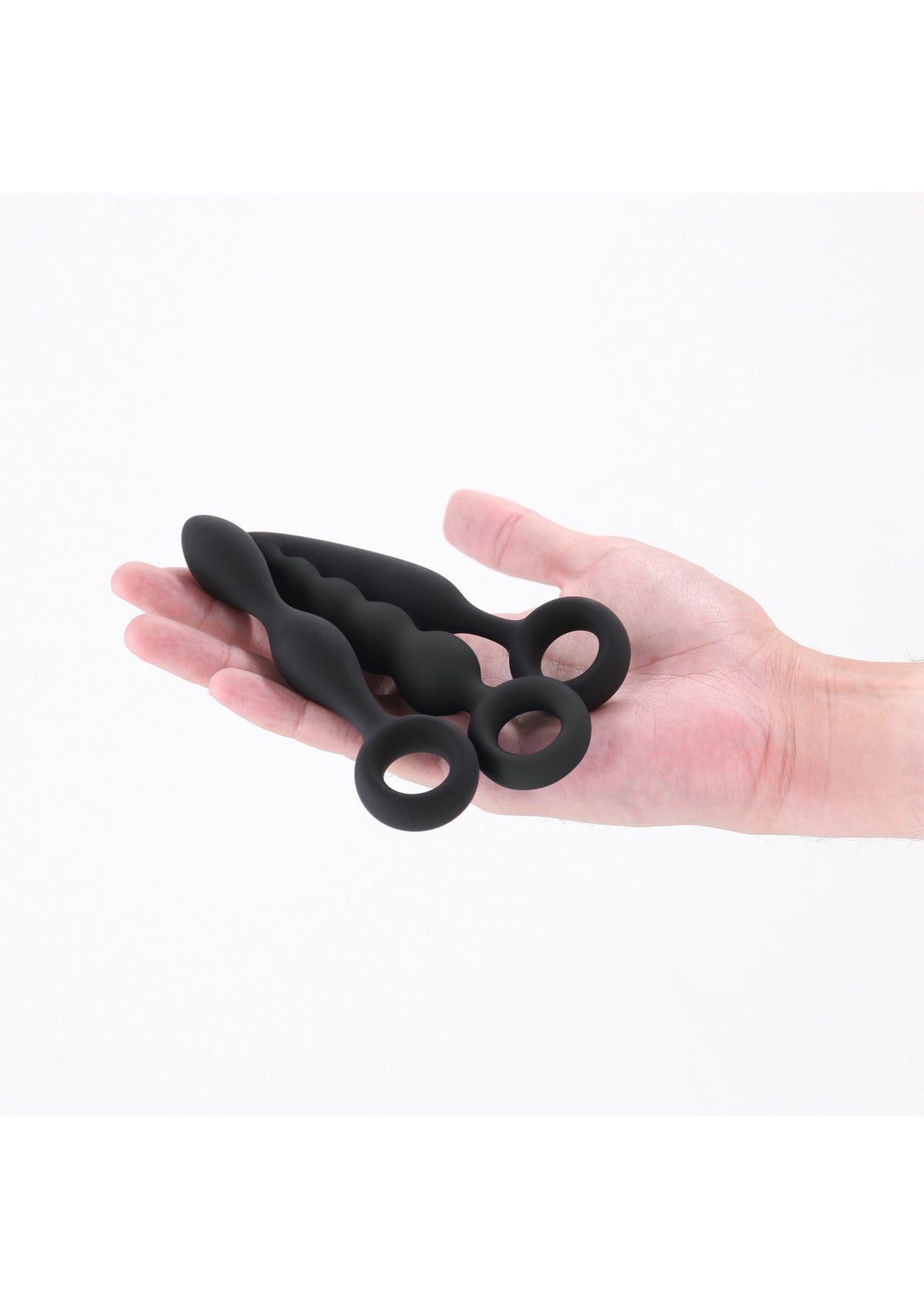 Trio Kit Buttplugs BLACK - 3