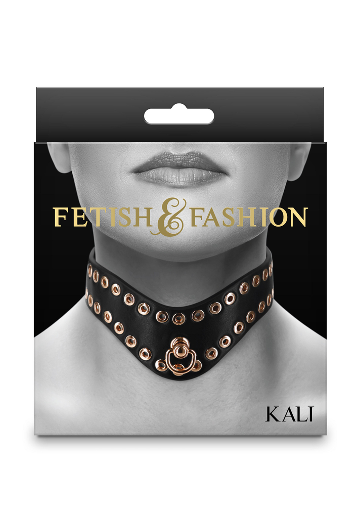 NS Novelties Fetish & Fashion Kali Collar BLACK - 0