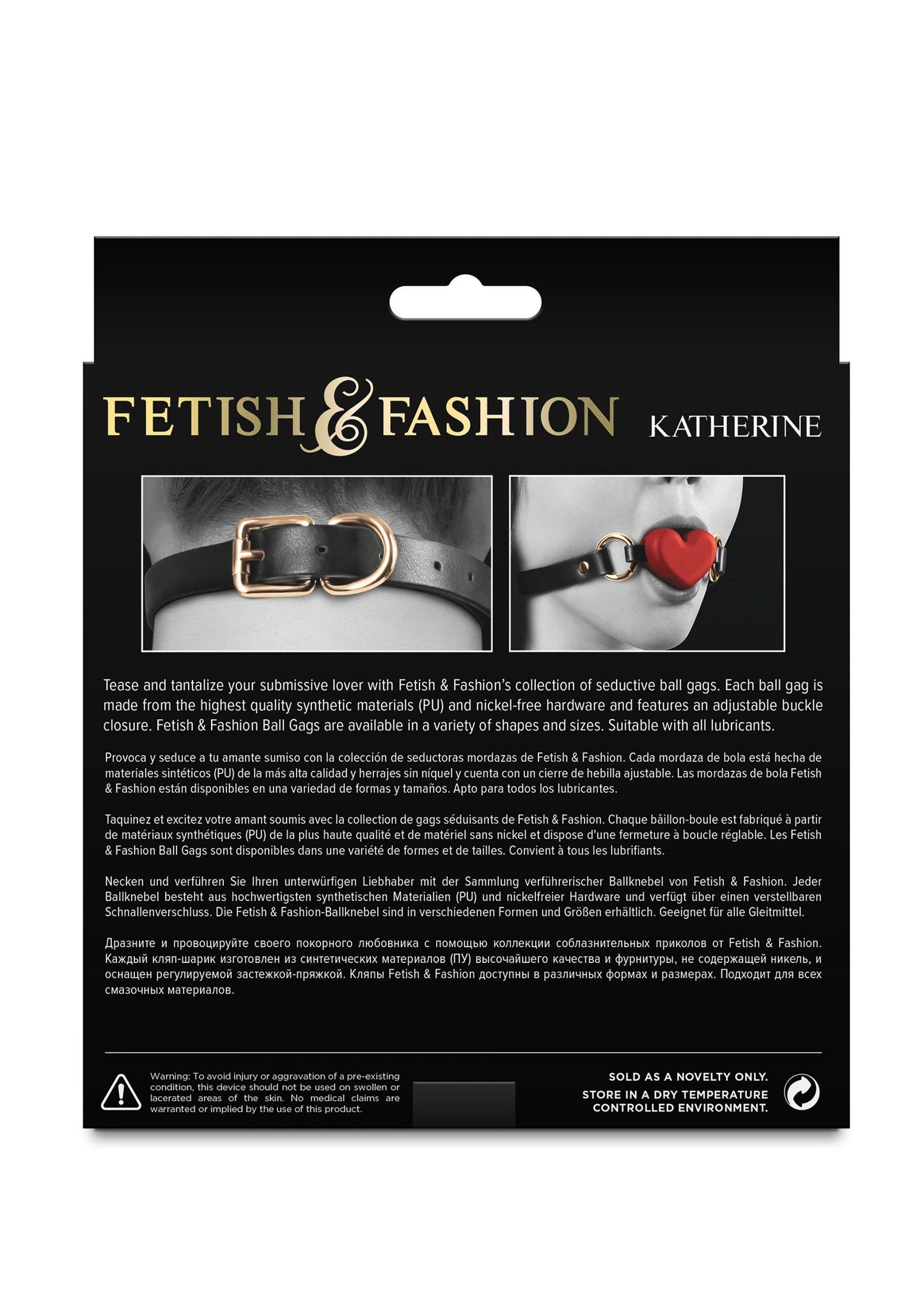 Fetish & Fashion Katherine Gag RED - 1