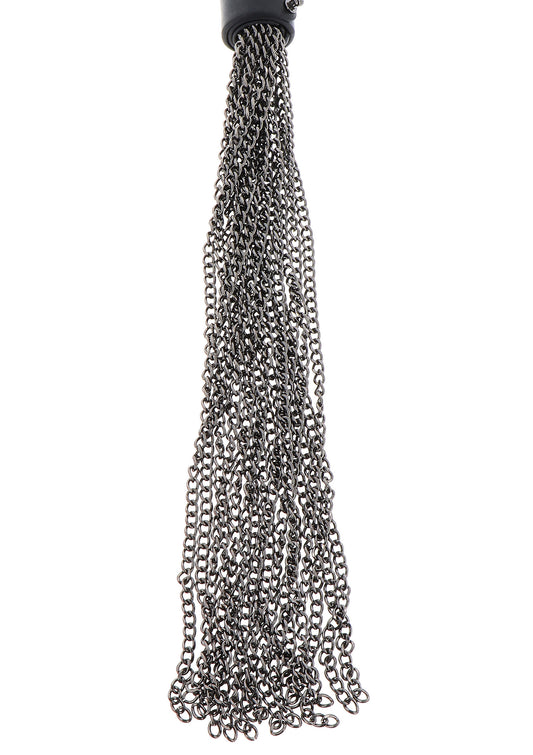 Fouet à chaîne en cuir véritable Hidden Desire Masters