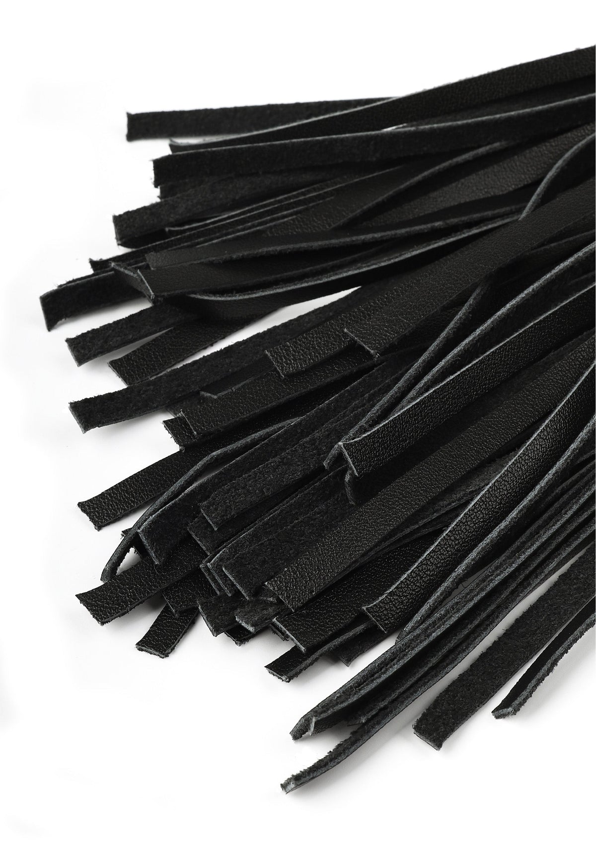 Genuine Leather Whip 55cm BLACK - 5