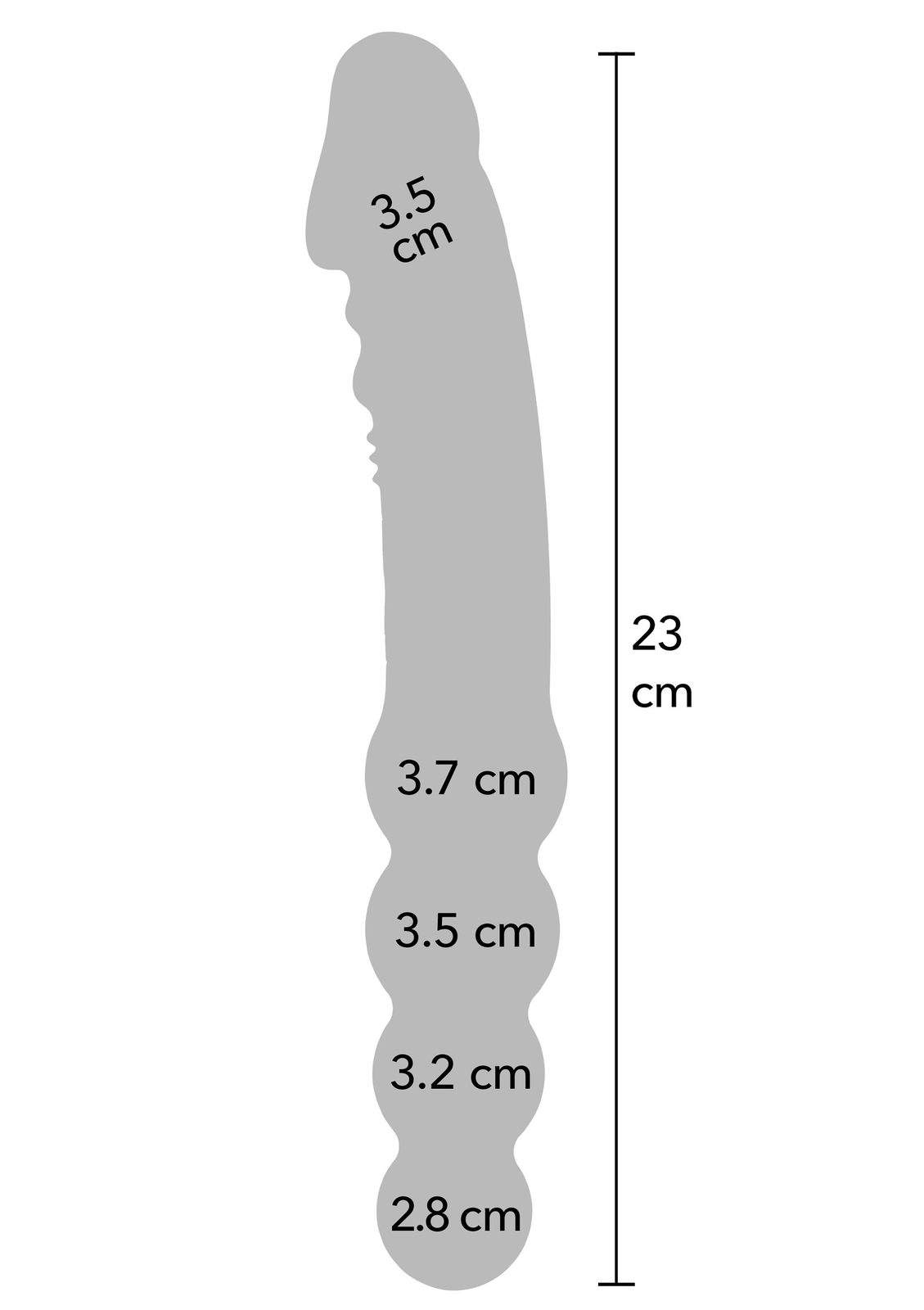 Dual Sided Anal Vibrator BLACK - 2