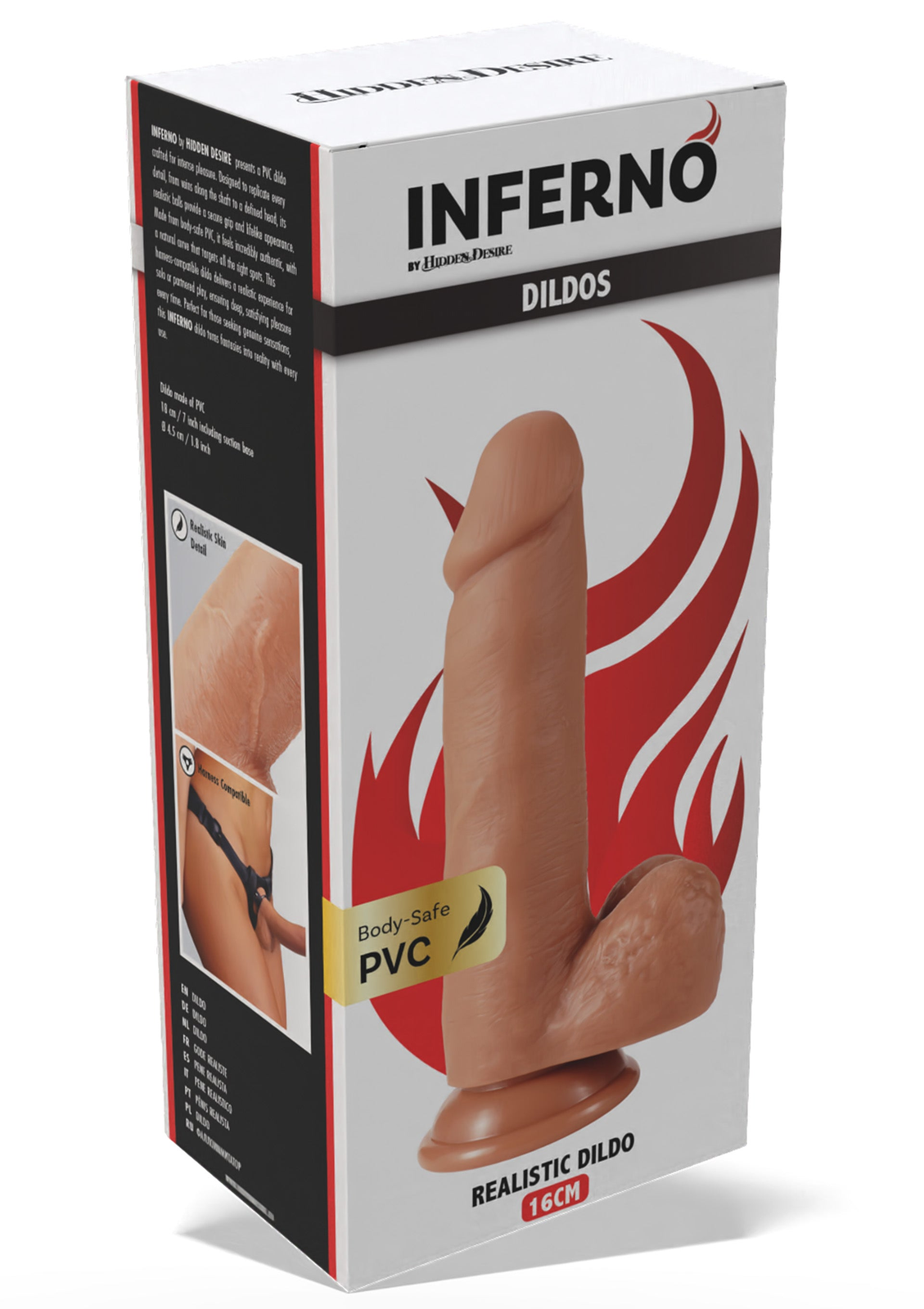 Realistic Dildo PVC 16 cm SKIN - 0