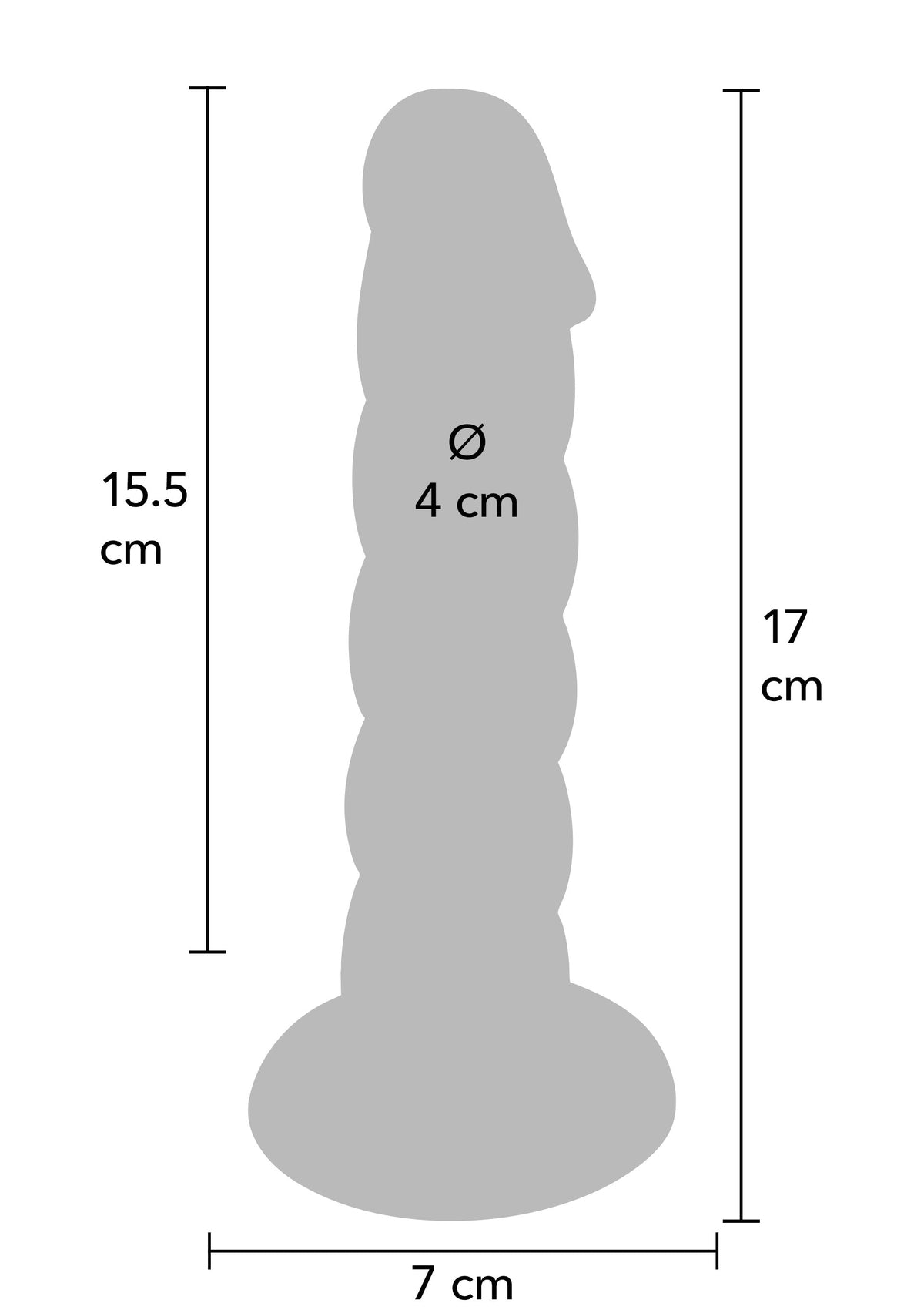 Spiral Tease Dong Silicone L PURPLE - 6
