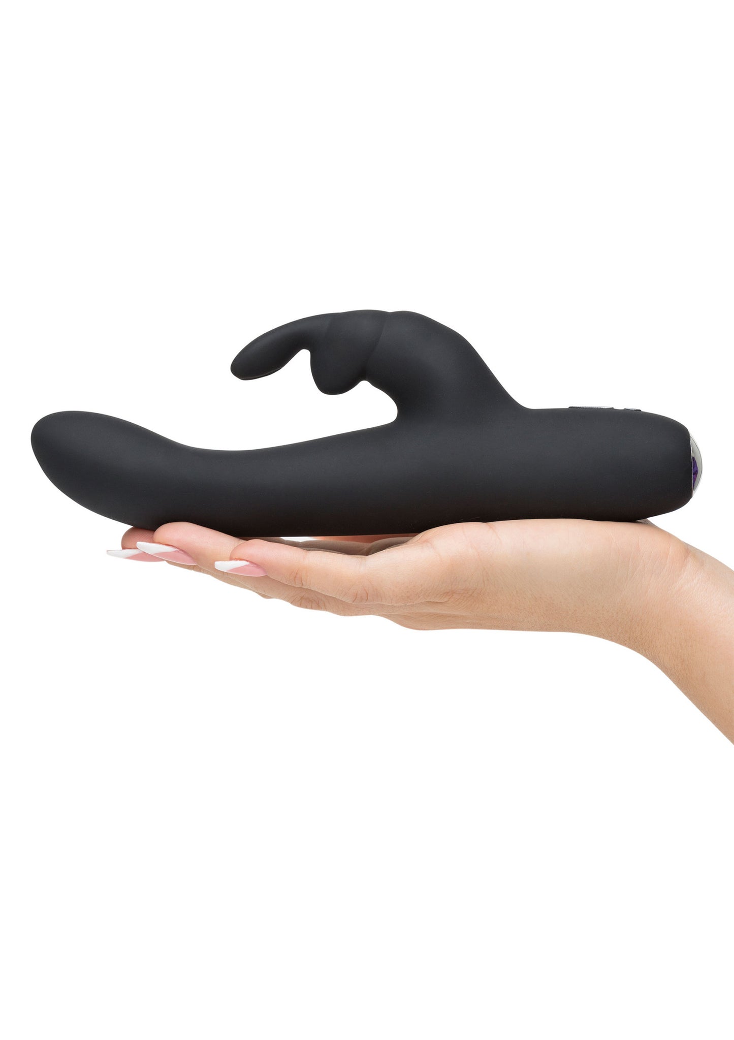 Slimline Rabbit Vibrator BLACK - 1