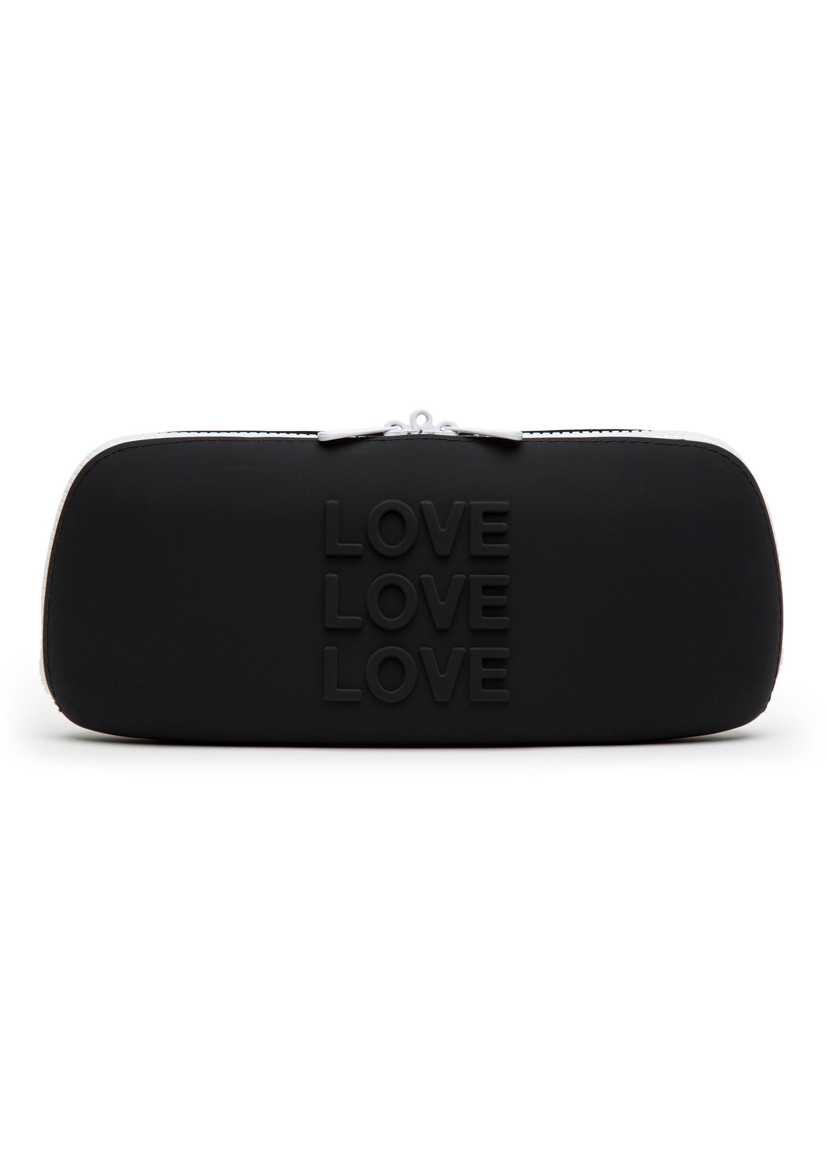 Happy Rabbit Silicone Zip Case Medium BLACK - 2