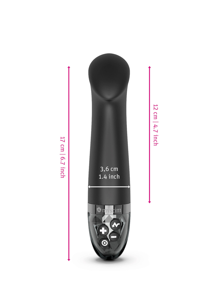 MyStim Right on Ron Estim Vibrator BLACK - 3