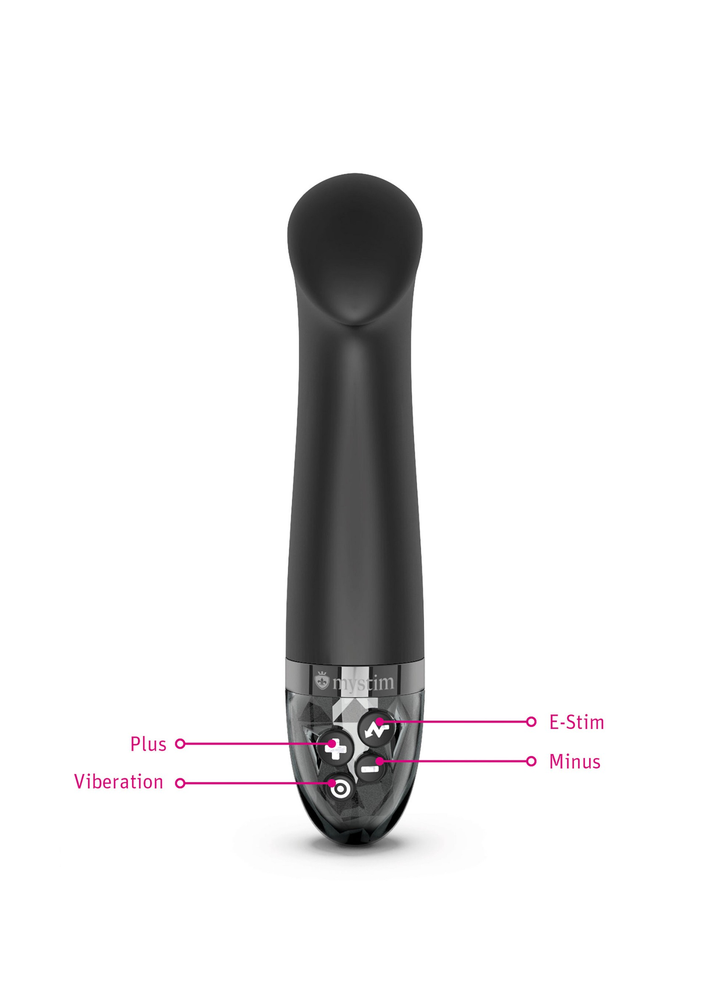 MyStim Right on Ron Estim Vibrator BLACK - 0