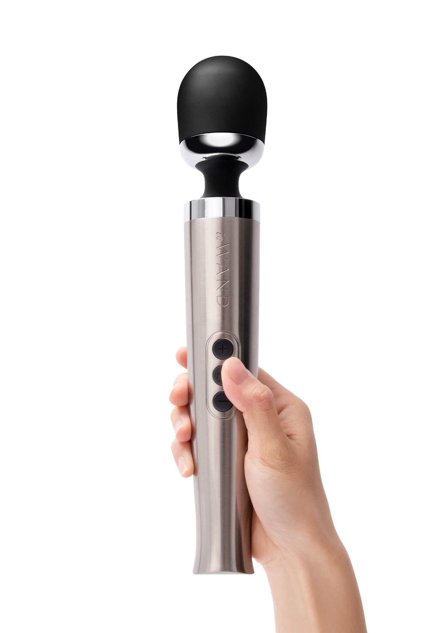 Le Wand Die Cast Rechargeable Vibrating Massager SILVER - 1