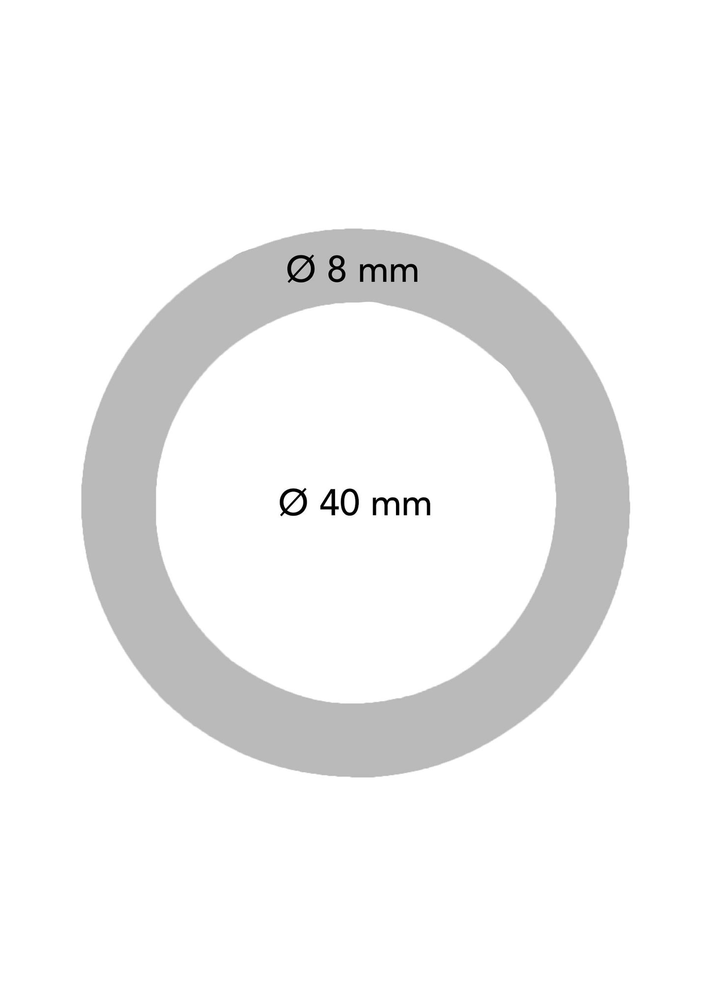 Steel Power Tools Cockring Rvs 8 mm - 40 mm METAL - 0