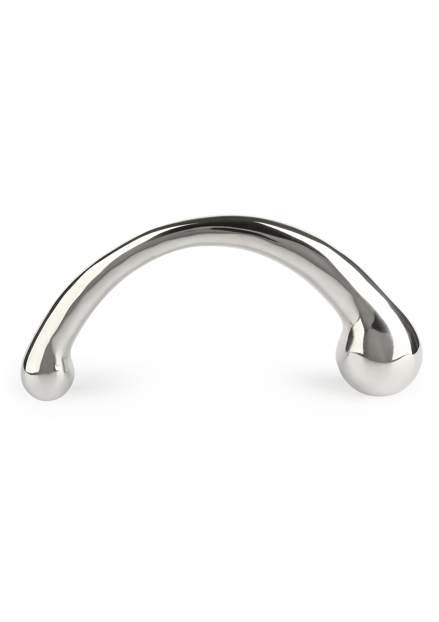 Mr. Steel The Curvy G-spot Double Ended SILVER - 0