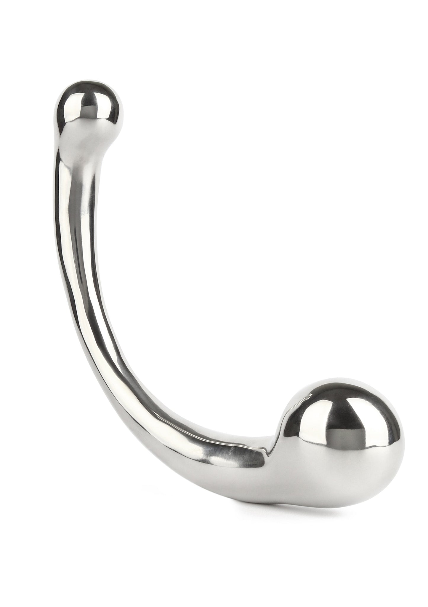 Mr. Steel The Curvy G-spot Double Ended SILVER - 4