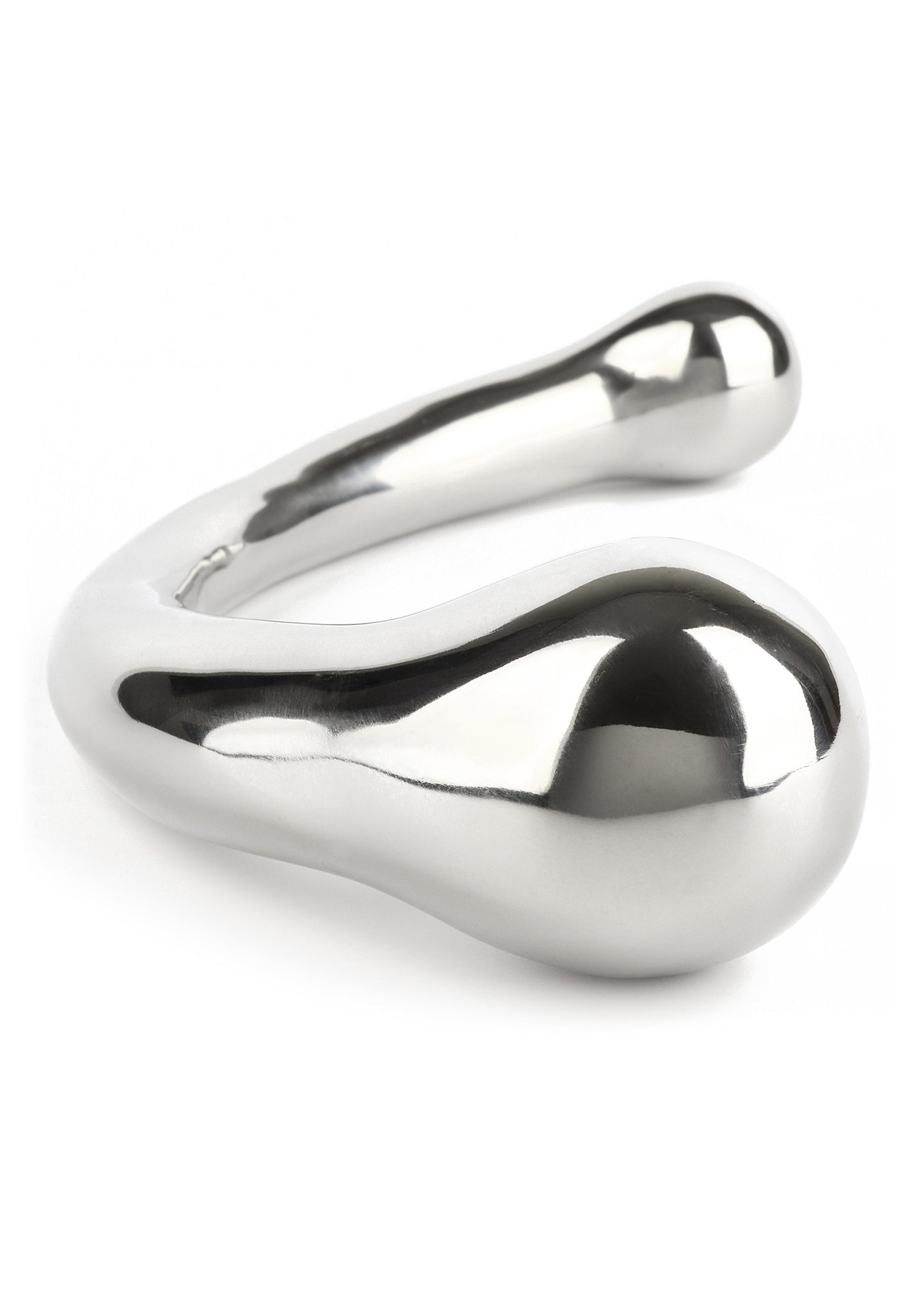 Mr. Steel The Curvy G-spot Double Ended SILVER - 5