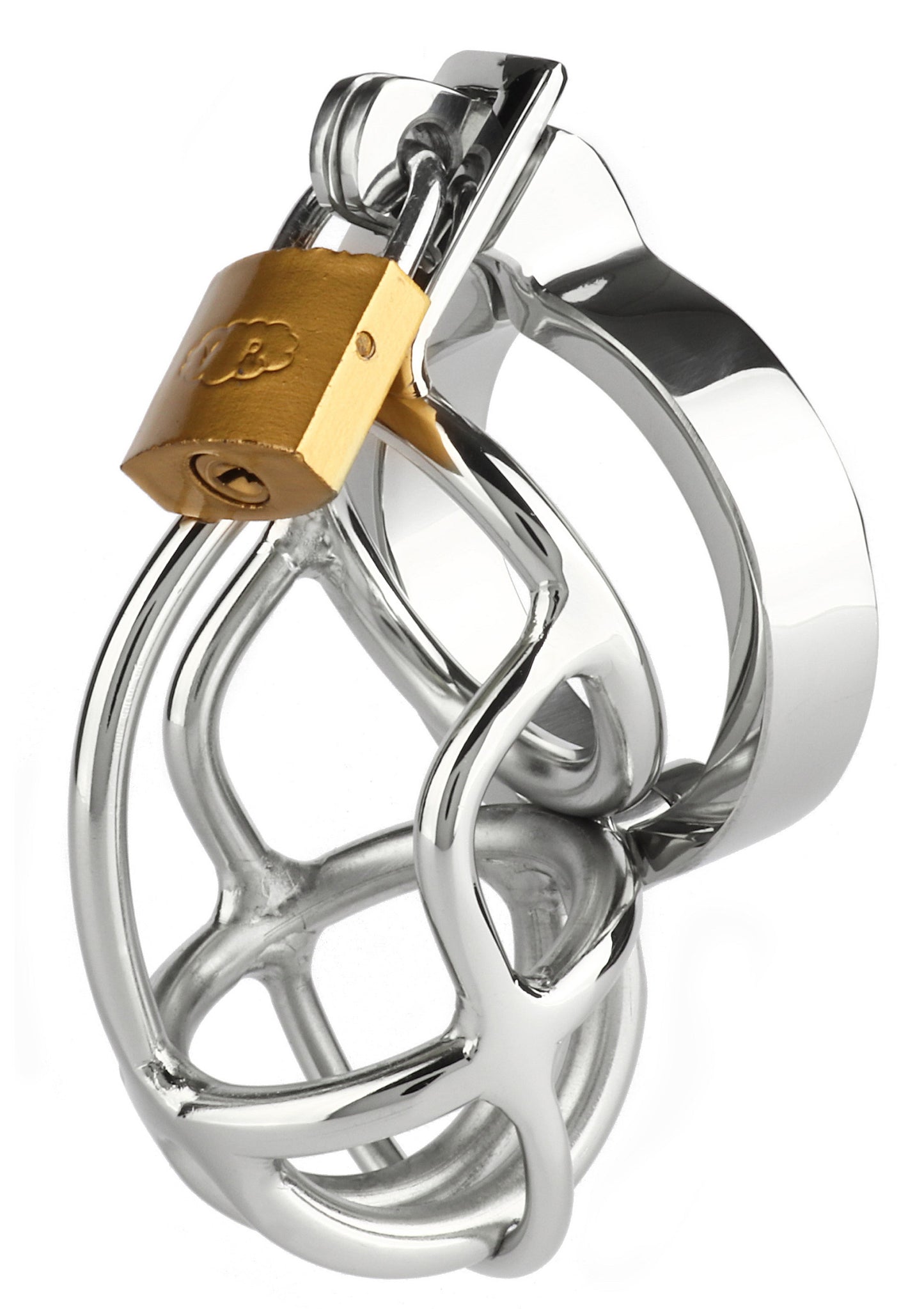 Mr. Steel San Quentin Chastity Cage SILVER - 4
