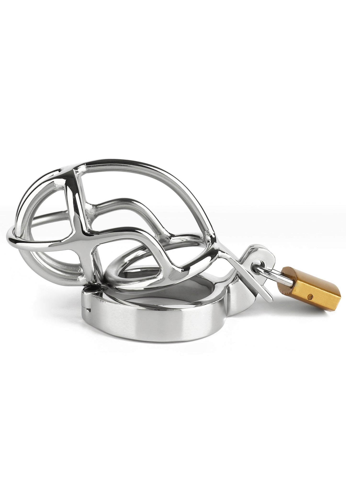 Mr. Steel San Quentin Chastity Cage SILVER - 3