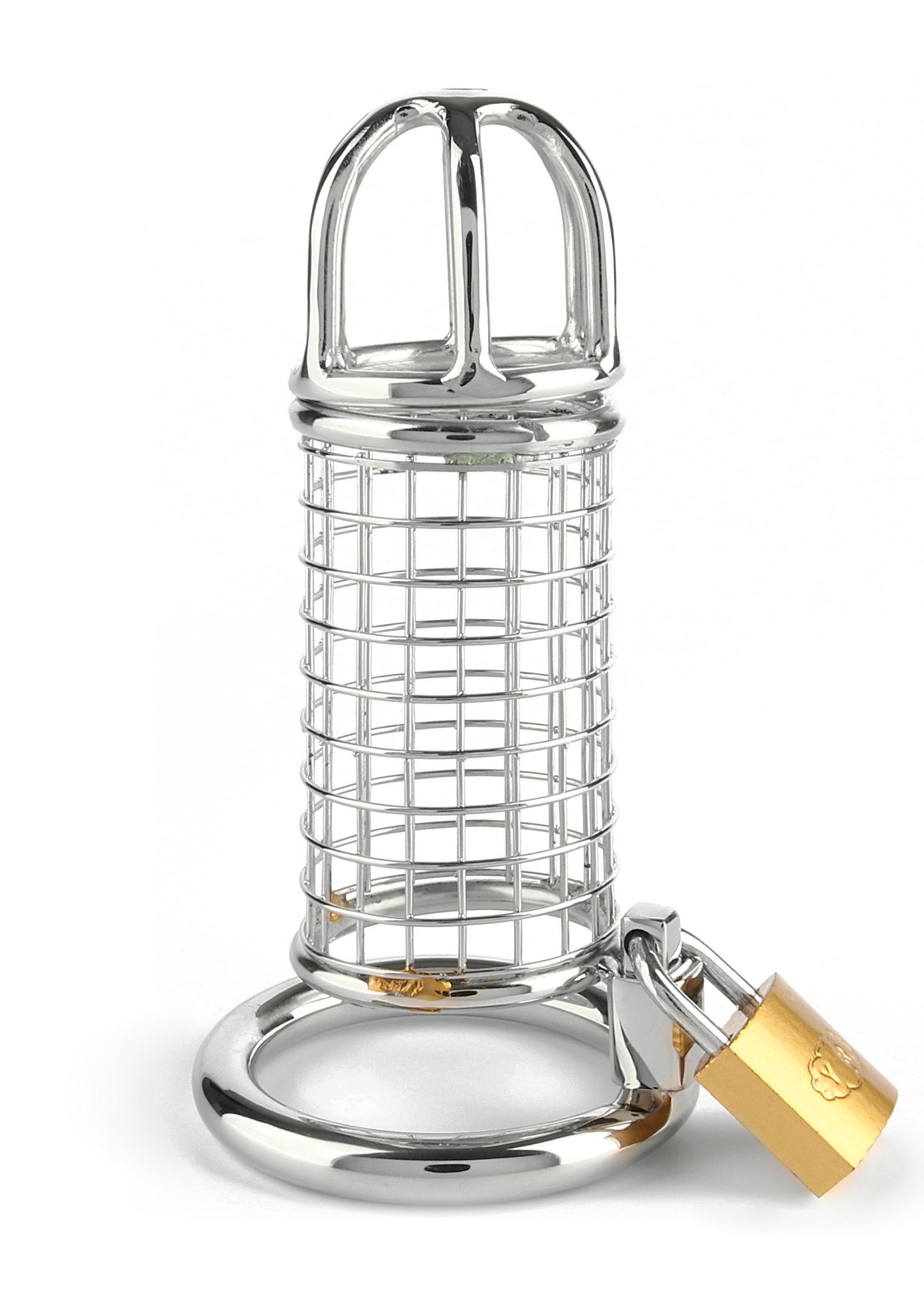 Mr. Steel Matrix Cock Cage SILVER - 3