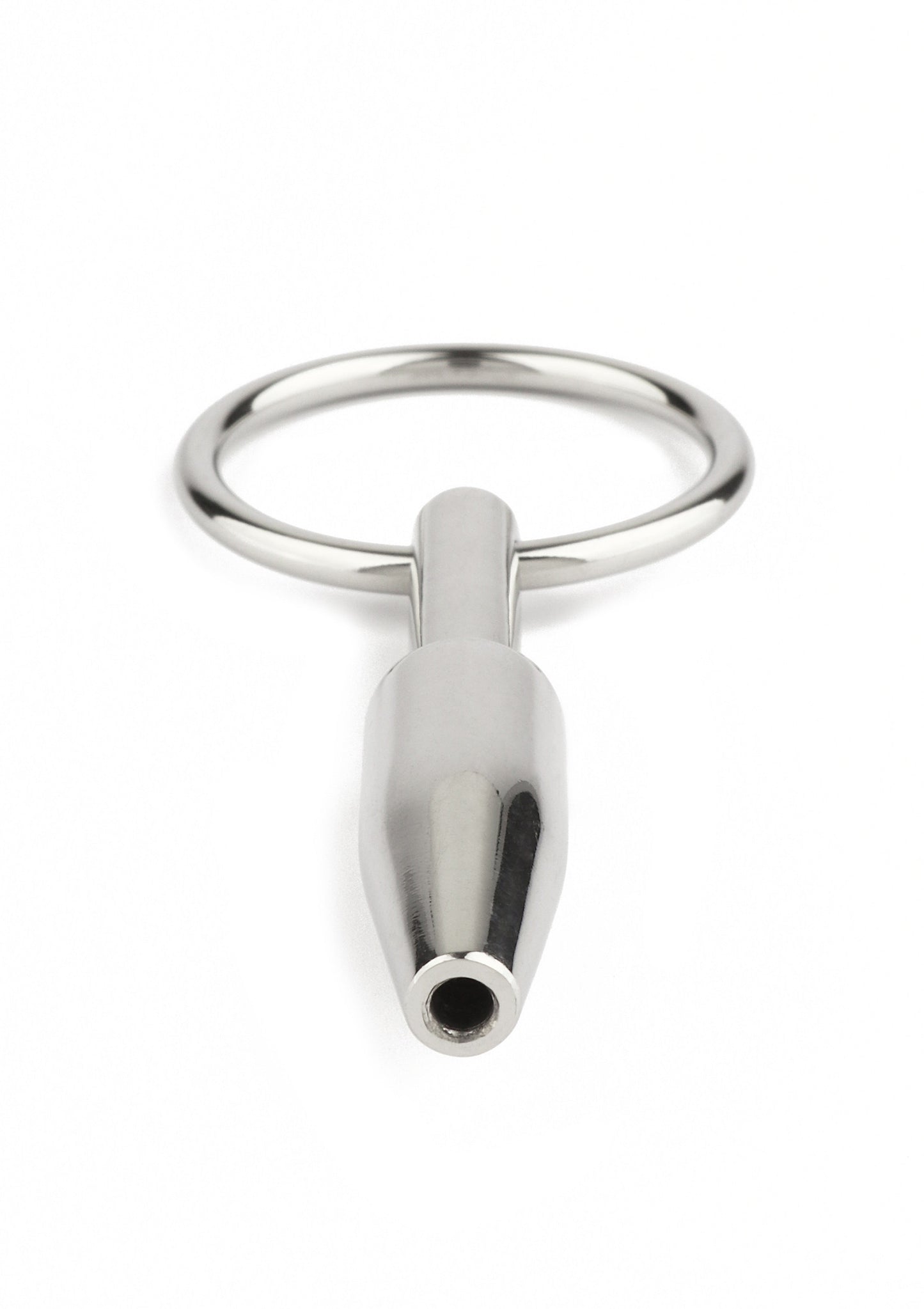 Mr. Steel Mini Fucker Open Plug SILVER 8 - 0