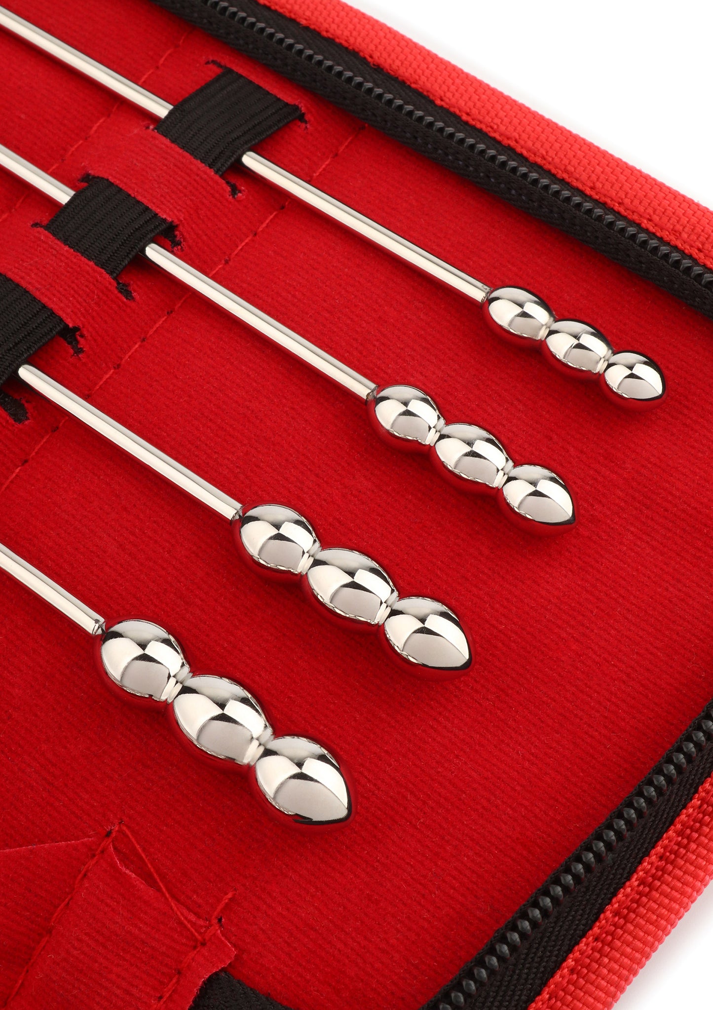 Mr. Steel Rosebud Urethral Sounds 8 Pcs SILVER - 0